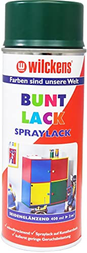 Wilckens Spraylack Buntlack Seidenglanz, 400 ml, RAL 6005 Moosgrün