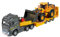 Majorette - Volvo Baustellen-Truck mit Radlader – Spielzeug-LKW mit Auflieger und Baustellenfahrzeug, viele Funktionen, mit Licht- und Soundeffekten