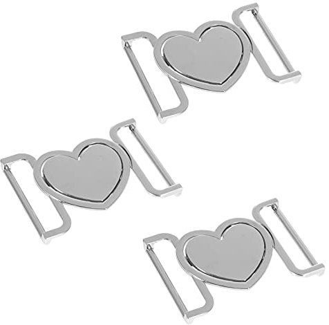 Ciieeo Zinklegierung Metall Gürtelschnallen Interlock Schnallen Mittlere Größe Silberfarbene Dekorative Mantelgürtel Für Damen Kleidung Zubehör