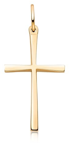 MATERIA by Matthias Wagner Kettenanhänger Gold 333 Kreuz - Echtgold Anhänger Damen GKA-9