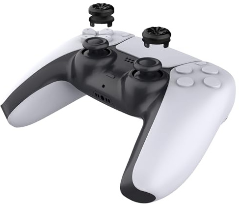 Capuchon de manche à balai Joystick Capuchon pour Joystick Capuchon de bouton pour poignée de joystick analogique antidérapante pour PS5 (Rouge)
