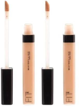 Maybelline New York Abdeckstift für makellose Haut, Ton-in-Ton Abdeckung für alle Hauttypen, Fit Me! Concealer, Nr. 20 Sand, 6,8 ml (Packung mit 2)
