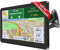 Car Sat Nav, 7 inch HD Touch Screen, GPS Navigation for Trucks, with UK Europe Maps, Lifetime Free Updates, Support Postcode Search and Voice Guidance, Speed Camera Alert, Lane Guidance Assist, POI