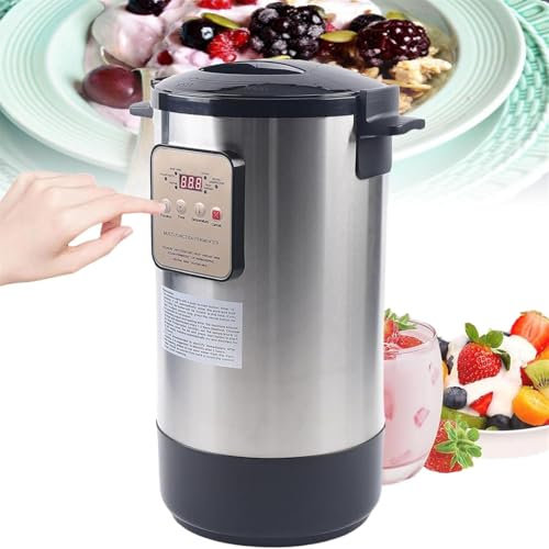 HEAXIY Máquina fermentadora eléctrica, máquina para Hacer Yogur de 12 litros, contenedor de Yogur para Bricolaje en el hogar, máquina automática para Hacer Natto a Temperatura Constante