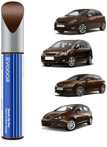 EVOOOR (L27A) Cup Copper Pearl Metallic Autolack Nachbesserung für SEAT, Kratzer Reparatur für Auto, Schnelle & Einfache Lösung zur Reparatur