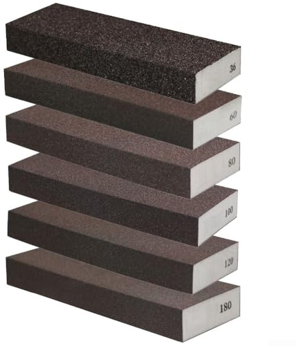 Sanding Sponge Block with Water Storage Function for Improved Efficiency in Wet or Dry Conditions (Grit 36)