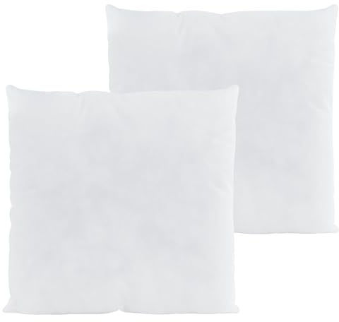IlGruppone Imbottiture per Cuscini Set 2 Pezzi, Cuscino Divano Varie Misure Prodotto Italiano Anima per Cuscino da Riempimento Morbide Soffici al Tatto - 42x42 cm