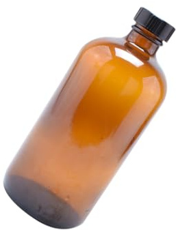 FIXOSHEE Botellas De Vidrio Marrón 500 Ml Vidrio Resistente Con Tapas De Baquelita Almacenamiento Para Miel Cocina Pack De 4 Unidades Reutilizables