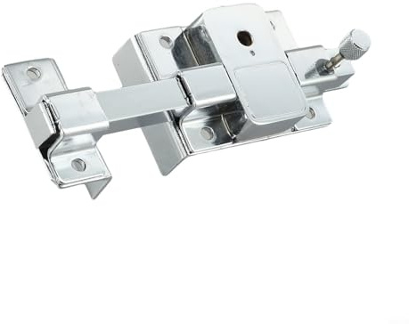 Serratura esterna in ferro vecchio stile con meccanismo antifurto a chiave incrociata in lega e serratura meccanica Spessore per porte in legno Cancelli in ferro e recinzioni da giardino Adatto a 4555