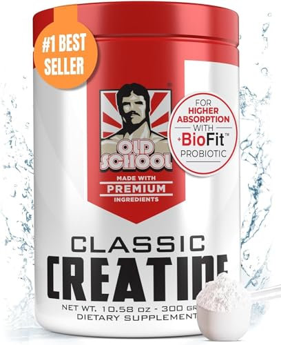Classic Creatine - Micronized Creatine Monohydrate Powder with BioFit™ for Muscle Growth, Strength & Recovery - 60 Servings (5000mg)