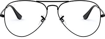 Ray-Ban Unisex RX6489 Lesebrille, Black, 58