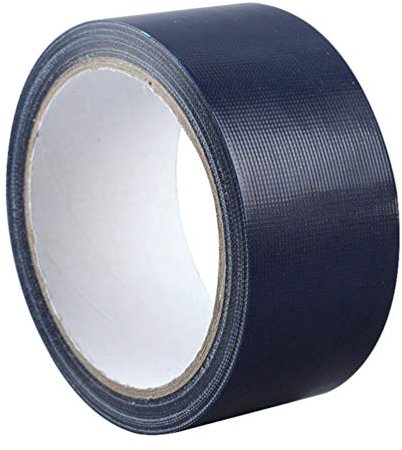 EXCEART Waterproof Single-Sided Cloth Duct Tape for Carpet Binding, Sealing, Repair, and Surface Protection - 5Cm X 13M (Dark Blue)