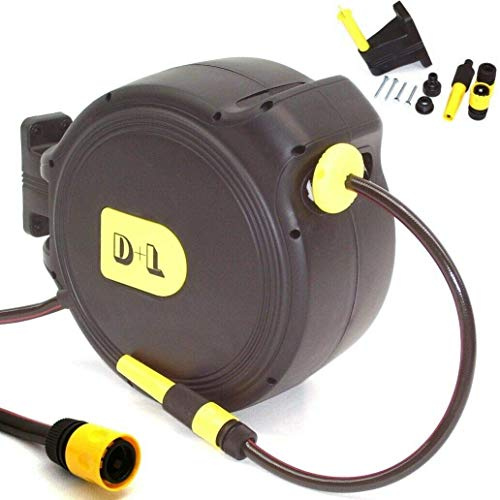 D&L 56024 Enrouleur de tuyau d'arrosage AWZ 20 m