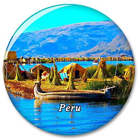 Peru Lake-Titicaca Kühlschrank Magnete Dekorative Magnet Flaschenöffner Tourist City Travel Souvenir Collection Geschenk Starker Kühlschrank Aufkleber