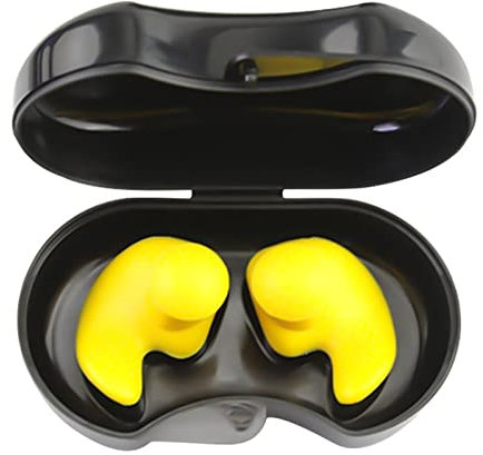 LUOSHUAI OhrenstöPsel 1 Paar Schwimmen Ohrstöpsel Weiches Silikon for Erwachsene Dusche Baden Schnorcheln Surfen wasserdichte Anti-Rausch-Schwimmen-Ohrstecker GehöRschutzstöPsel (Color : YW)