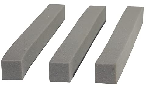 Schaumstoffstreifen offenporig H - 50mm x 50mm x 1m - 100 Stück - Dichtstreifen für Fenstermontage in Altbau, Montagebau, Bauindustrie