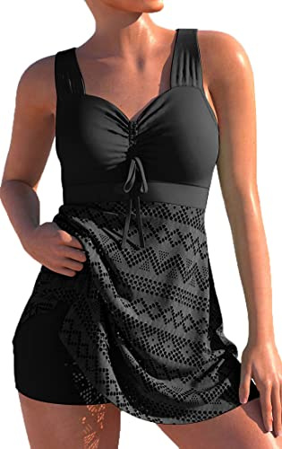 PANOZON Femme Maillot de Bain Découpé Style Evidé Deux Pièces en Couleur Unie Choix Différents Plusieur Couleurs
