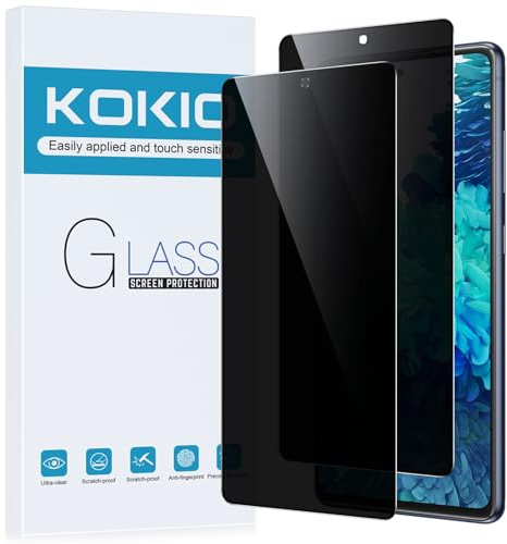Kokio Sichtschutz Schutzfolie für Samsung Galaxy S20 FE / S20 FE 5G, 9H Härte Anti-Peep-Schutzglas,Anti-Kratzer,Anti-Spionage Schutz für den Bildschirm,2 Stück