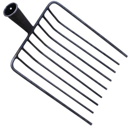 Folpus Outil de Fourche remplacer Les Accessoires de Ferme en Chef Polyvalent, 9 Dents