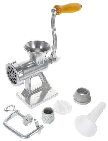 SECFOU 1set Tritacarne Manuale e Insaccatrice Per Salsicce Utensile Per Macinazione e Preparazione Salsicce Per Cucina Sicuro e Pratico