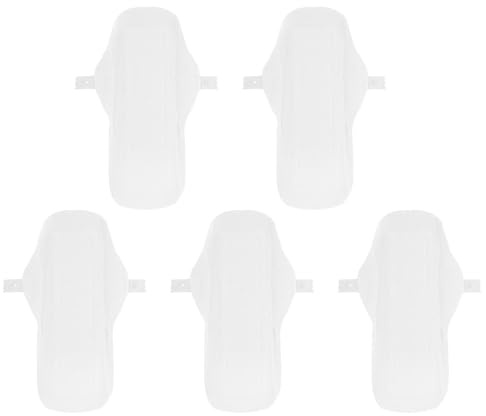 Abaodam Assorbenti Mestruali e Comfort Delicato Lavabili in Cotone Riutilizzabili 5 Pezzi Assorbenza Superiore and Giornate di Attività Intensa per Donna per Uso Notturno
