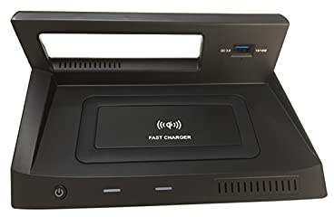 Caricabatterie Wireless per Auto da 15 W per Volkswagen per Tiguan MK2 2017 Scheda di Ricarica Senza Fili Porta USB Rapida Piastra di Ricarica Rapida per Telefono