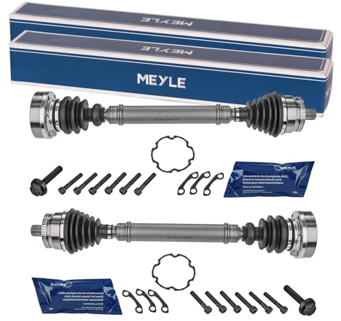 2X Meyle Antriebswelle vorne | 100 498 0696 + 100 498 0706 passend für A4 Superb Passat