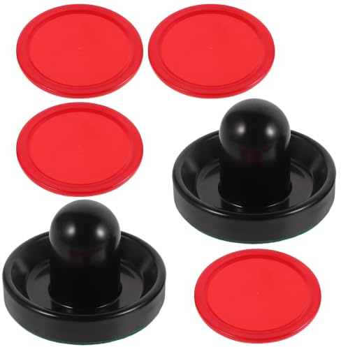 Juego de Empujadores de Hockey de Mesa 76mm Abs para Hogar | Paletas y Striker Incluidos, Juego Familiar, Uso en Ocio, Diseño Fácil, Compatible Niveles