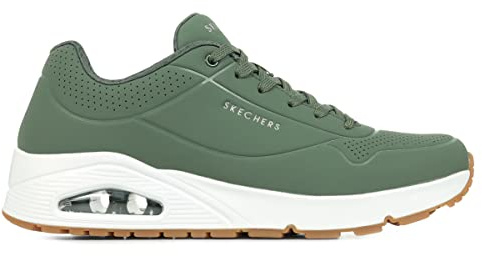 Skechers Uno Stand On Air, Scarpe da Ginnastica Uomo, Olive White Gum, 42.5 EU