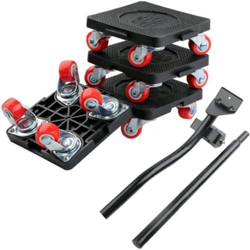 YWHWXB Möbeltransportwerkzeuge, 4 Räder und tragbarer Lift mit 880 lb Tragfähigkeit zum Bewegen schwerer Möbel, Kühlschränke, Sofas, Schränke