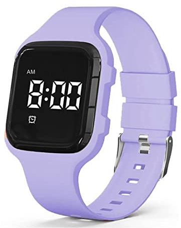 e-vibra Vibrating Alarm Watch, Potty Training Watch Waterproof Medical Reminder Watch with Timer (Purple)