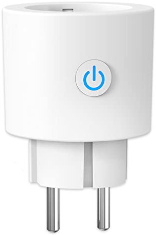 Presa Smart WiFi con Monitoraggio Energia, ANTELA Presa Intelligente 16A, 3840W (Type F), Controllo Remoto, Funcione Timer, Compatibile con Alexa & Google Assistant