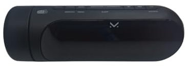 Majestic RS 119P DAB - Radiosveglia DAB/DAB+/FM display LCD, Proiezione ora regolabile, ingresso USB per ricarica, sveglia con due allarmi e tre suonerie, nero