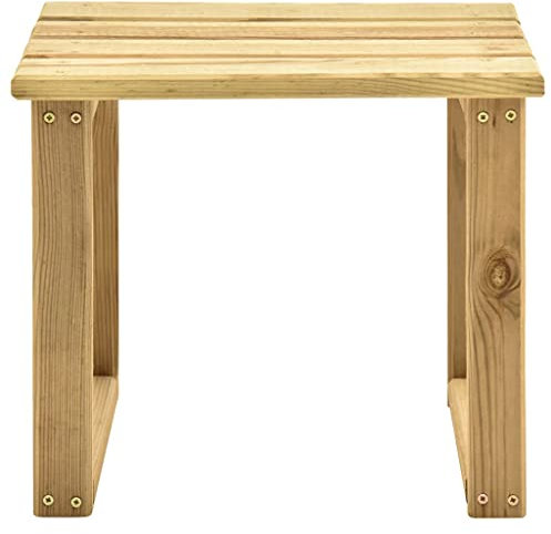 HETFTJN Bartisch Outdoor Gartentische Picknicktisch Loungetisch Outdoor - Tisch für Sonnenliege 30x30x26 cm Imprägniertes Kiefernholz für Speisesaal Outdoor Aufenthaltsraum Balkon