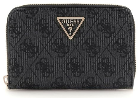 GUESS Eco Erica SLG Medium Zip Around Wallet Coal Logo
