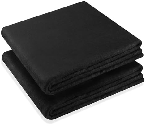 Cpolebev Manta de Soldadura de Fieltro de Carbono Ignífuga - 2 Paquetes de 20 X 36 Pulgadas Tejido Resistente Al Almohadilla Aislante de Alta Temperatura de 1800 °F