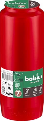 Lumino per olio di composizione, 7 durata: fino a 140 ore, candele per tomba, candele a olio, candele per cimitero, lanterna per tomba, candele permanenti, 15 pezzi (15, rosso)
