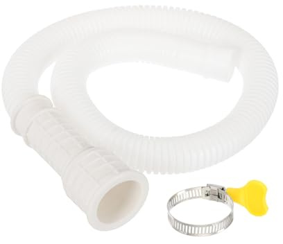 PATIKIL 1.64ft Klimaanlagen Ablaufkit Universeller AC Ablaufschlauch Verbindungsschlauch Mit Klemme Schneidbarer Gummiadapter Für Mini-Split Fenster AC Einheit Luftentfeuchter Wasserhahn