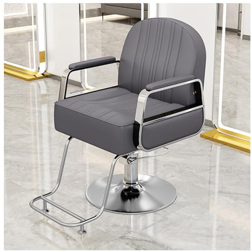 Professioneller hydraulischer Friseurstuhl mit 360-Grad-Drehgelenk für Haarstyling und Beauty-Dienstleistungen