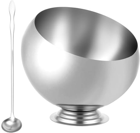 Sutowe Coffee Pod Holder with Spoon, Wide Slant Mouth Large Capacity Stainless Steel Storage Basket, Multipurpose Coffee Capsule Organizer Bar Countertop Storage Container for Kitchen Counter(silver)