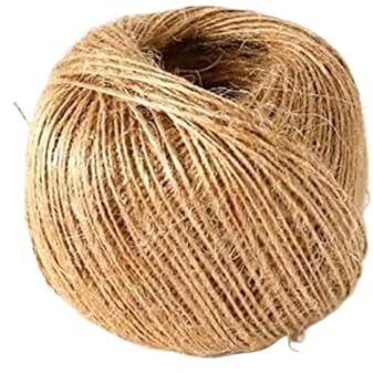 Spago per giardini, corde e funi, Filato di canapa naturale, corda di iuta, spago da 0,8-2 mm x 30 m, 100 m for artigianato, confezioni regalo, decorazioni(30m Dia1.5mm)