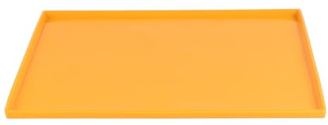 CLISPEED Tapis à Rouler les Gâteaux en Silicone Alimentaire Moule à Génoise Double Face Orange Plaque de Cuisson Flexible Réutilisable pour Pâtisserie Maison et Professionnelle