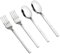 Eudokky Dessert Forks, Dessert Spoons Set, 12 Pieces Stainless Steel Spoons Forks Set