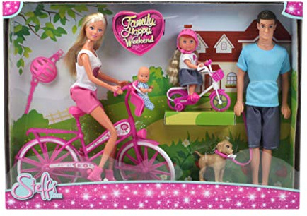 Simba Steffi Love Weekend in Famiglia Inclusi Steffi, Evi, Timmy, Bebè in Famiglia, 3 Anni, 105733473