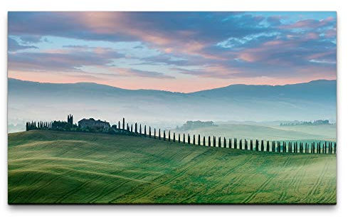 Bilder XXL Landschaft Toskana 120x70cm Wandbild auf Leinwand
