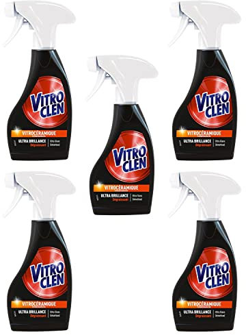 Vitroclen Keramisk och induktion rengöringspistol 250 ml - set med 5