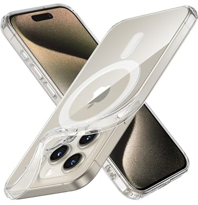 ESR für iPhone 15 Pro Hülle für MagSafe, Transparent, Klar