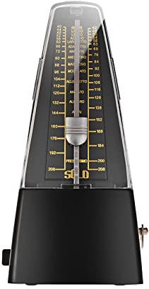 COMETX Metronom für Klavier Standard Universal Mechanisches Metronom ABS Material für Gitarre Violine Klavier Bass Drum Musikinstrument Übungswerkzeug für Anfänger