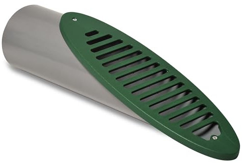 Drunhan Rejilla de drenaje para patio, emisor de drenaje de patio para descarga de bomba de sumidero, compatible con 4 pulgadas (verde)