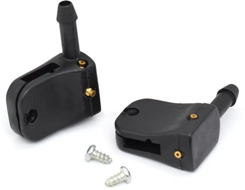 DEMULAX Universal-Wischerarm-Waschdüse, Sprühstrahlschlauch, for Mercedes-Benz, Vito W638 Sprinter, for Smart, Fortwo, for VW, Crafter, for Renault, Espace Scheibenwaschdüsen(2pcs Nozzles)